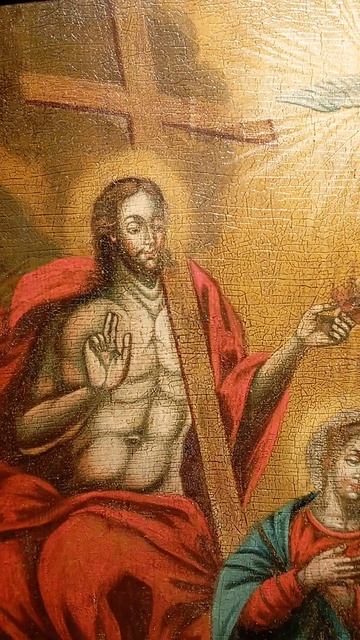 Коронование Богоматери.  Великий Устюг.