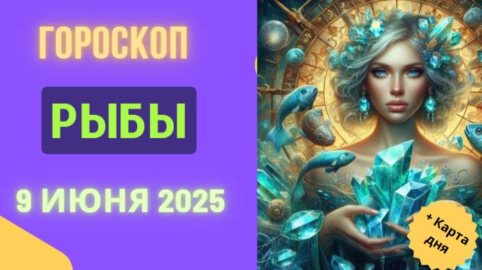 ♓ ГОРОСКОП НА СЕГОДНЯ 9 ИЮНЯ 2025 ДЛЯ РЫБ: МАГИЯ ЧУВСТВ!