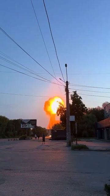 Опубликовано видео одной из детонаций в Тернополе 6 июня