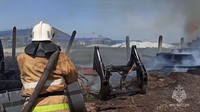 Пожар село Баталым 08.06.2025г.