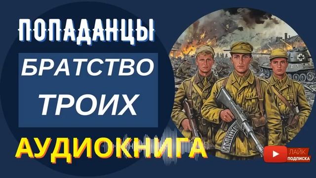 АУДИОКНИГА // Братство троих : Их выбор исправит ошибку... / Боевик, Попаданцы, Фэнтези, Фантастика