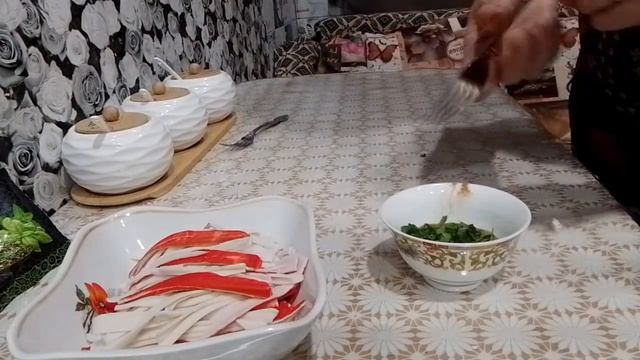 маринуем Крабовые палочки🥢 😋😋😋