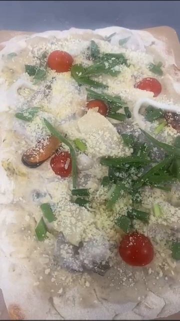 пицца с морепродуктами