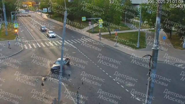 ‼️Два автомобиля столкнулись на юго-востоке Москвы‼️
