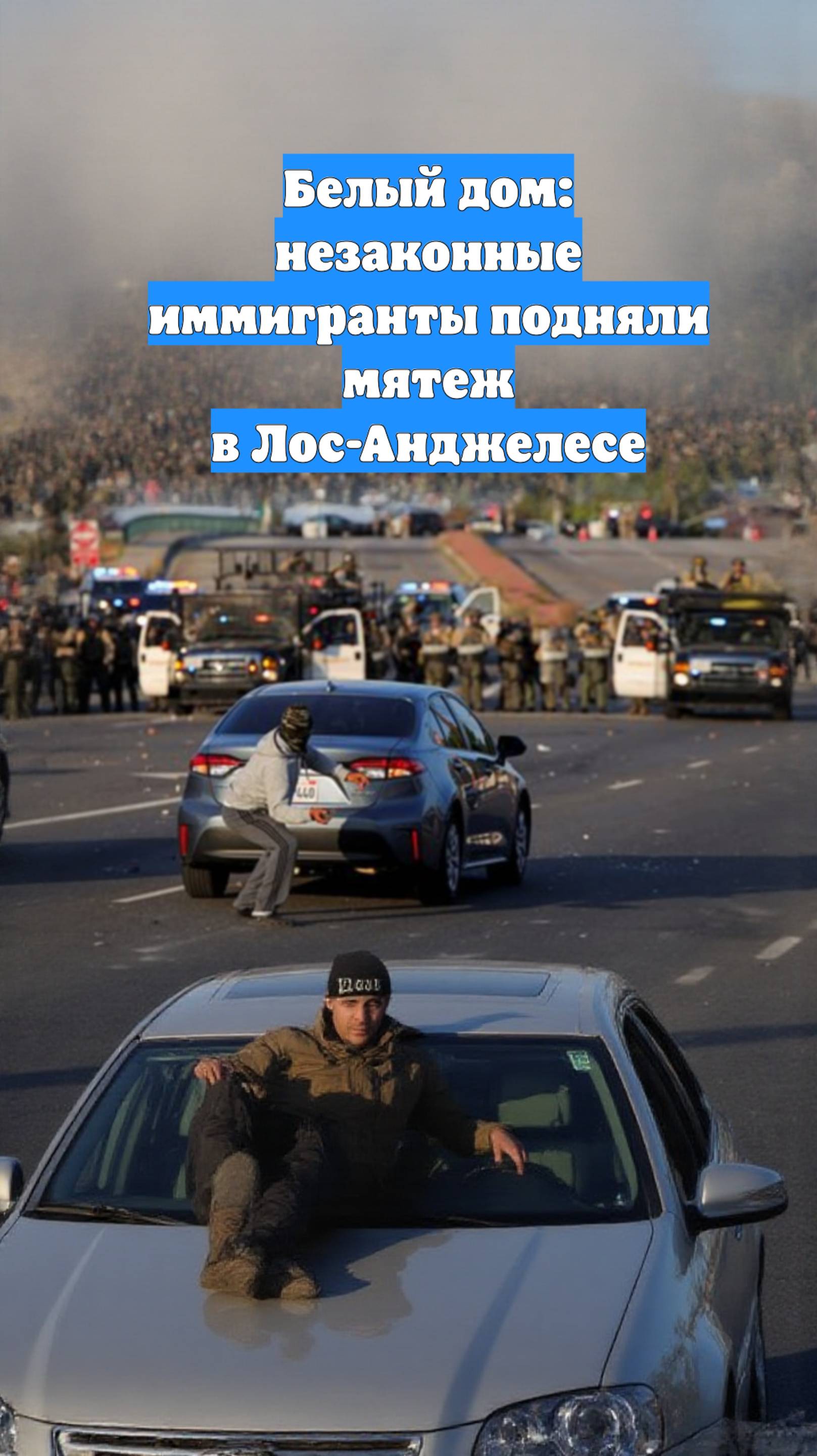 Белый дом: незаконные иммигранты подняли мятеж в Лос-Анджелесе
