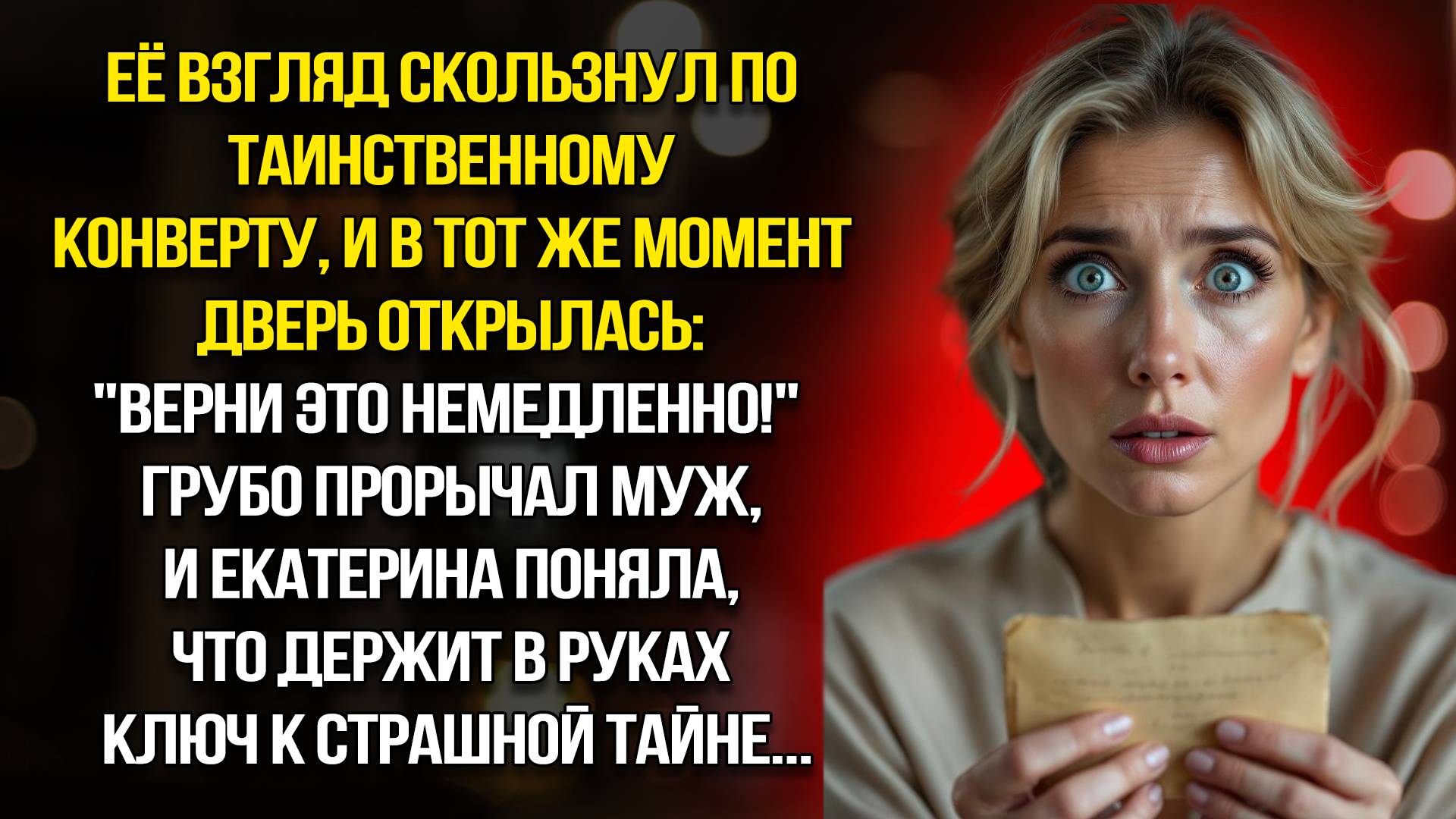 Жизненные истории - Она нашла его секрет: Конверт с приговором... Кому верить когда рушиться все.?