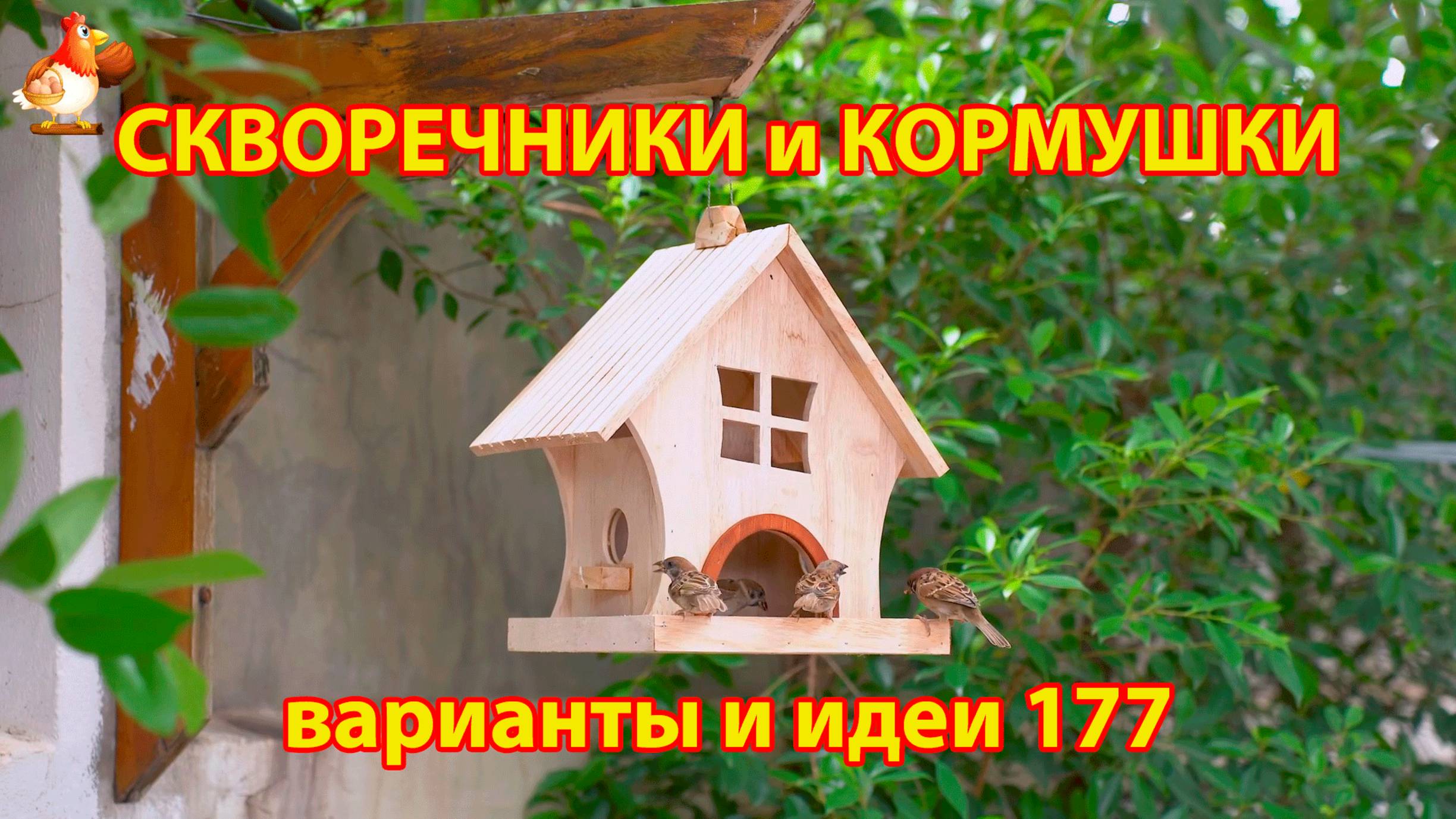 Скворечники и кормушки своими руками для птиц (177) 🪚🪛🔨 Идеи для дачи и сада пошагово ❣️