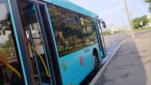 5 июня 2025 г. Автобус 326 маршрут МАЗ-203 8532 Ст.М.Дунайская