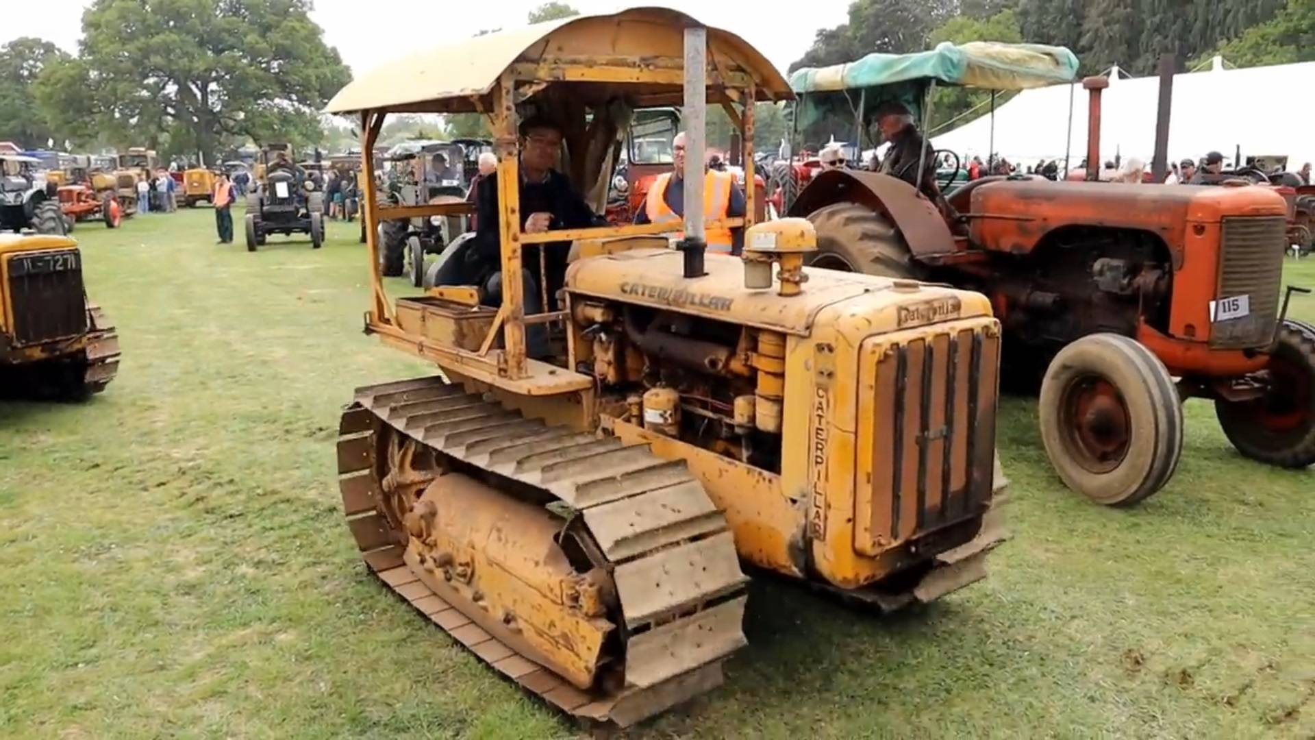 Мощь! Caterpillar 1960-х годов! Работает как новый! #1