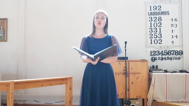 Дария Гаврилова исполняет финальную арию Дидоны Пёрселла.Орган — Александр Цветков.Сортавала, 31 мая
