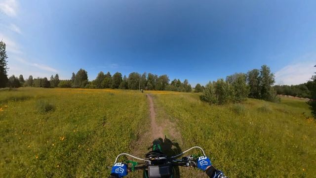 круги на мототрассе на эндуро