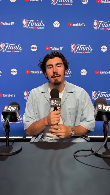 2025 NBA Finals player correspondent for media day 2: Jaime Jaquez Jr.