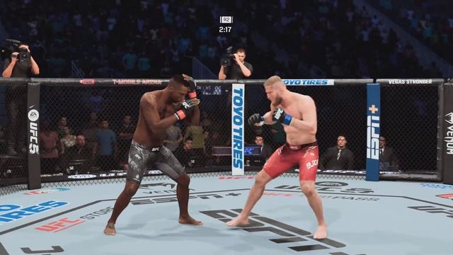 ДЖАМАЛ ХИЛЛ VS ЯН БЛАХОВИЧ UFC 5 CPU VS CPU