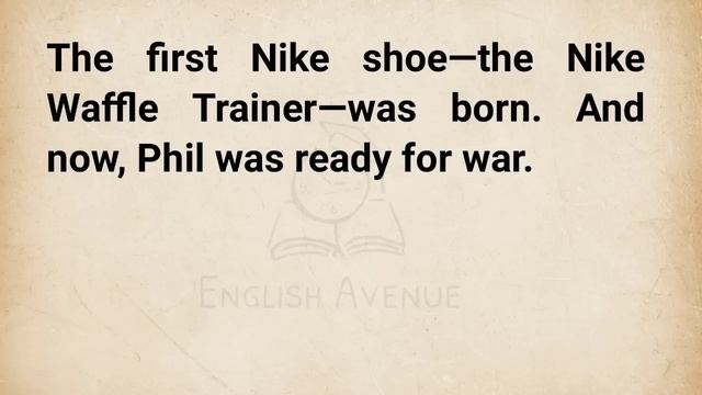 Nike's Success Story   Learn English Through Story Level 3 🔥  Graded Reader   Listening Practice✅