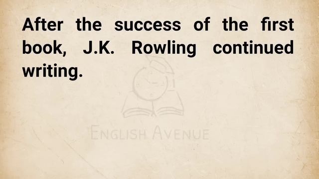 The Unbelievable Story of J.K. Rowling   Learn English Through Story Level 2🔥   Listening Practice