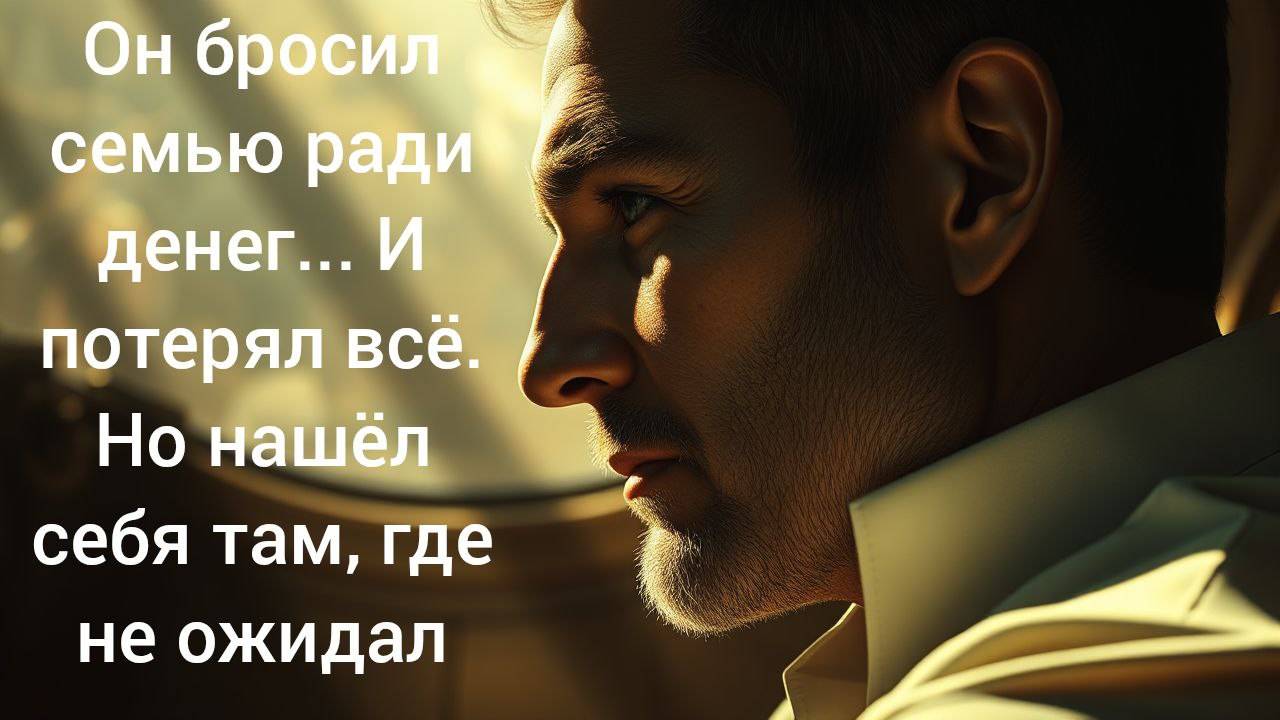 Он бросил семью ради денег... И потерял всё. Но нашёл себя там, где не ожидал