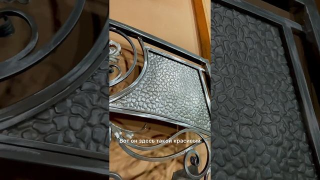 Кованые ворота со встроенной калиткой