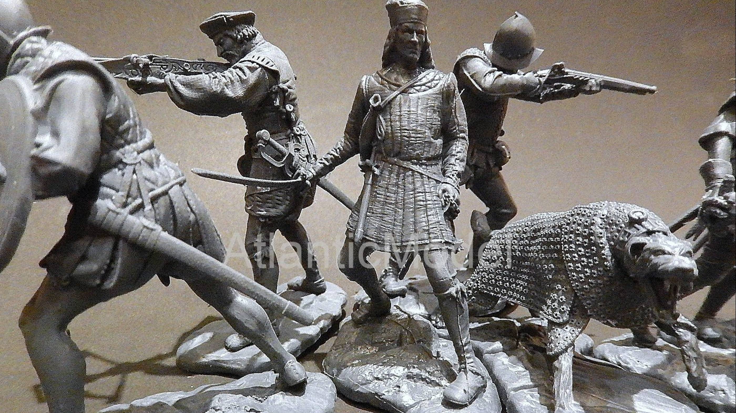солдатики Plastic Platoon Конкистадоры набор