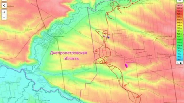 Российские войска продолжают продвижение в Днепропетровской области