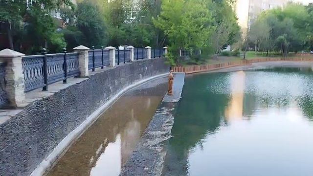пруд на Вешних водах после реконструкции