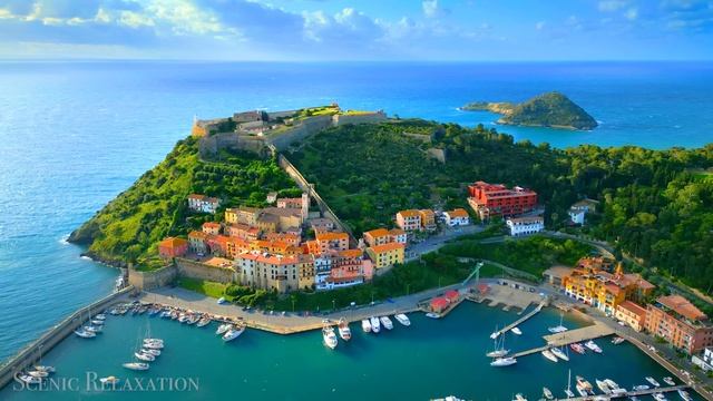 Тоскана 4K - Scenic Relaxation Film With Calming Music