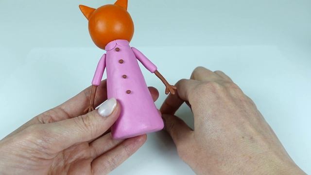 ТРИ КОТА Мама Кошка из пластилина. Как слепить маму Кошку НОВАЯ СЕРИЯ МУЛЬТИКИ ДЛЯ ДЕТЕЙ