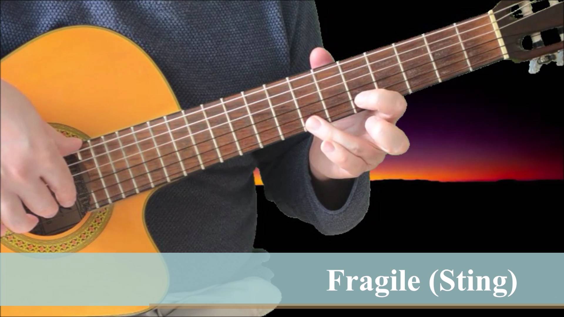 Fragile (Sting) акустическая гитара