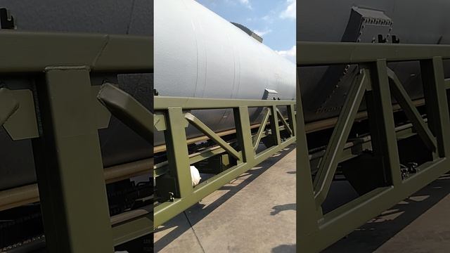 Легендарная Челомеевская УР-100УТТХ в транспортно-пусковом контенере на колесном тягаче