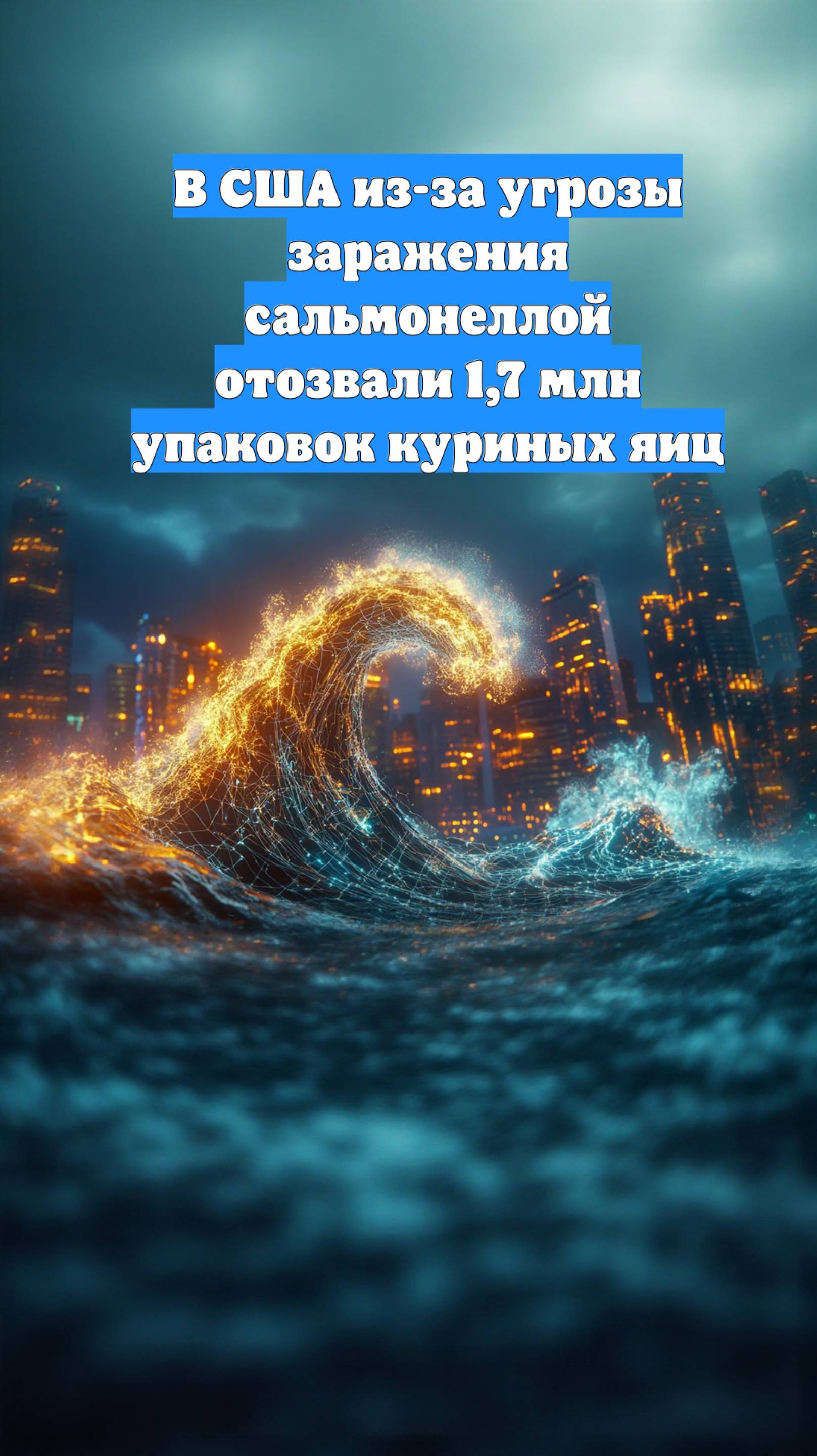В США из-за угрозы заражения сальмонеллой отозвали 1,7 млн упаковок куриных яиц