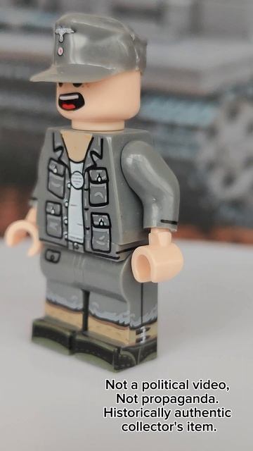 Lego кастомная минифигурка немецкого солдата с Aliexpress