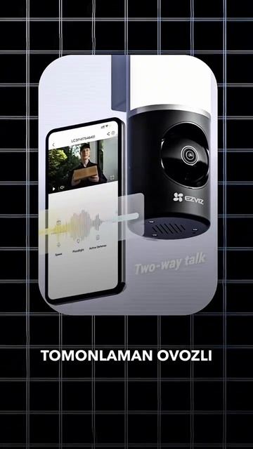 EZVIZ CS-LC3 Kamera va chiroq bitta qurilmada, aqlli tashqi xavfsizlik yechimi! #ezviz #kamera #cctv
