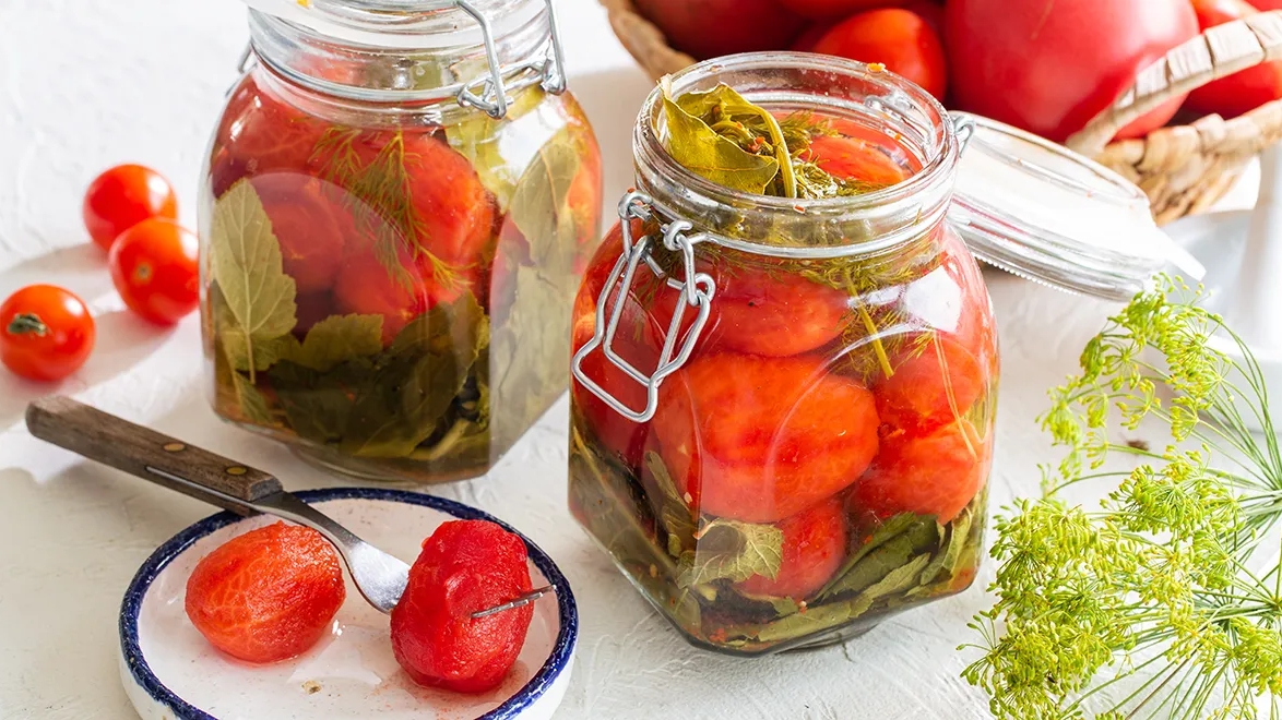 🍅 Помидоры маринованные с зеленью