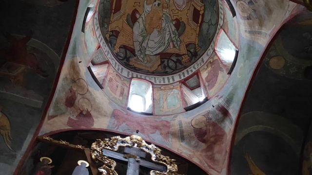 Уникальные фрески 1605г в Успенском соборе Свияжска