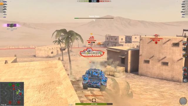 World Of Tanks Blitz/ Churchill VII/ Карта Эль-Аламейн