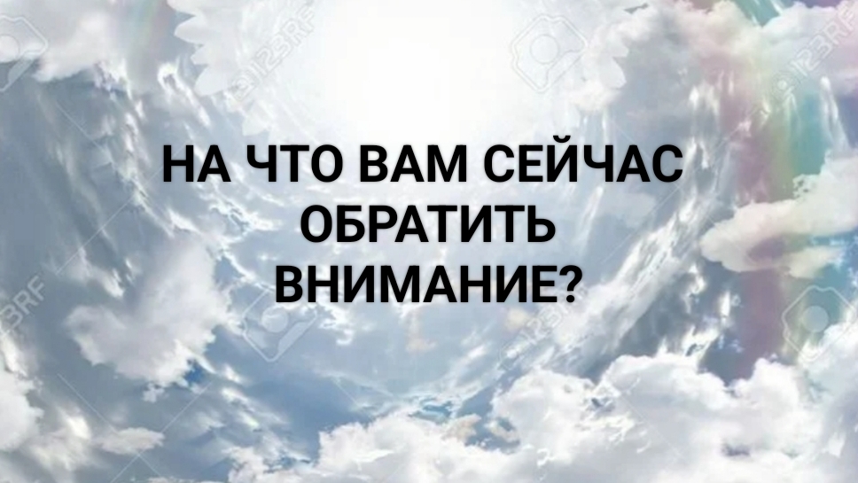 На что Вам сейчас обратить внимание?