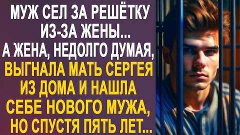 Муж сел за решётку из-за жены... А жена, недолго думая, выгнала мать Сергея из дома и нашла себе...