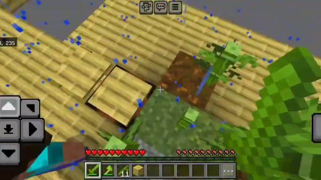 Один бамбук 2 #майнянварь #minecraft #бамбук #скайблок #один?