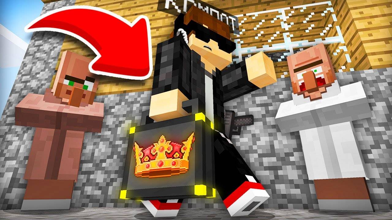 Я ОХРАНЯЮ САМУЮ ДОРОГУЮ КОРОНУ МЭРА В МАЙНКРАФТ  Компот Minecraft