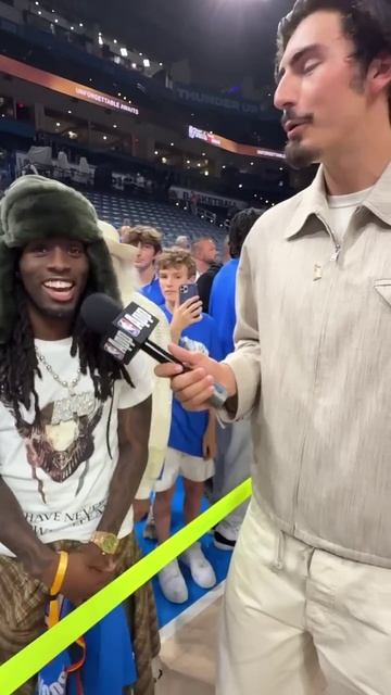 Jaime interviews Kai Cenat after Game 2 of the NBA Finals!