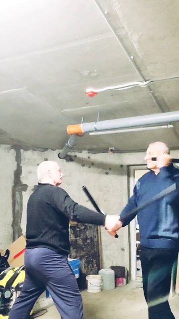 РАБОТА ДВЕ ПАЛКИ НА ОДНУ.
