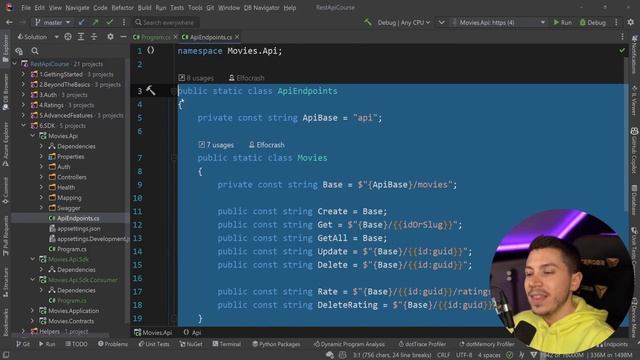 69. Creating the SDK project and the client example