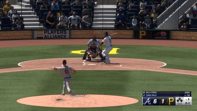 MLB The Show 24 четвертый тур четвертая игра Atlanta BRAVES - Pittsburgh P