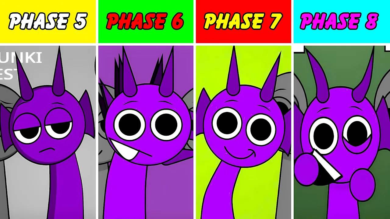 Incredibox Sprunki_ Sprunki Фаза 5 против фазы 6 против фазы 7 против фазы 8