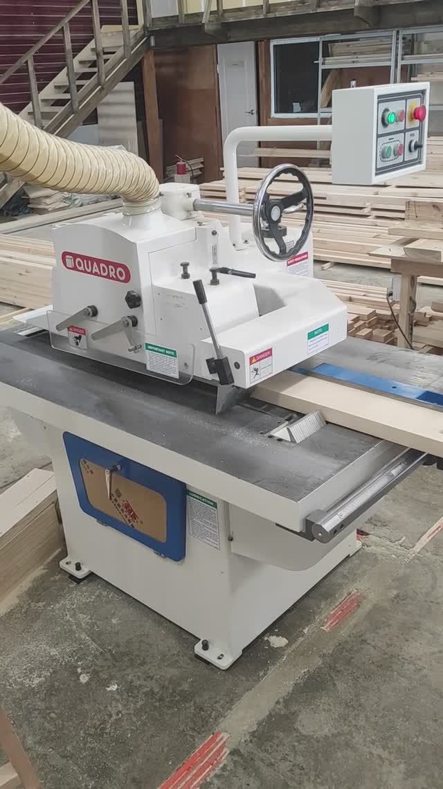 Обзор б/у круглопильного станка с автоподачей QUADRO MJ 153i, 2023 г.в., Новосибирск