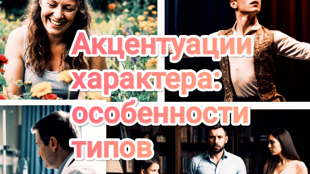Типы акцентуации: особенности личности и характера