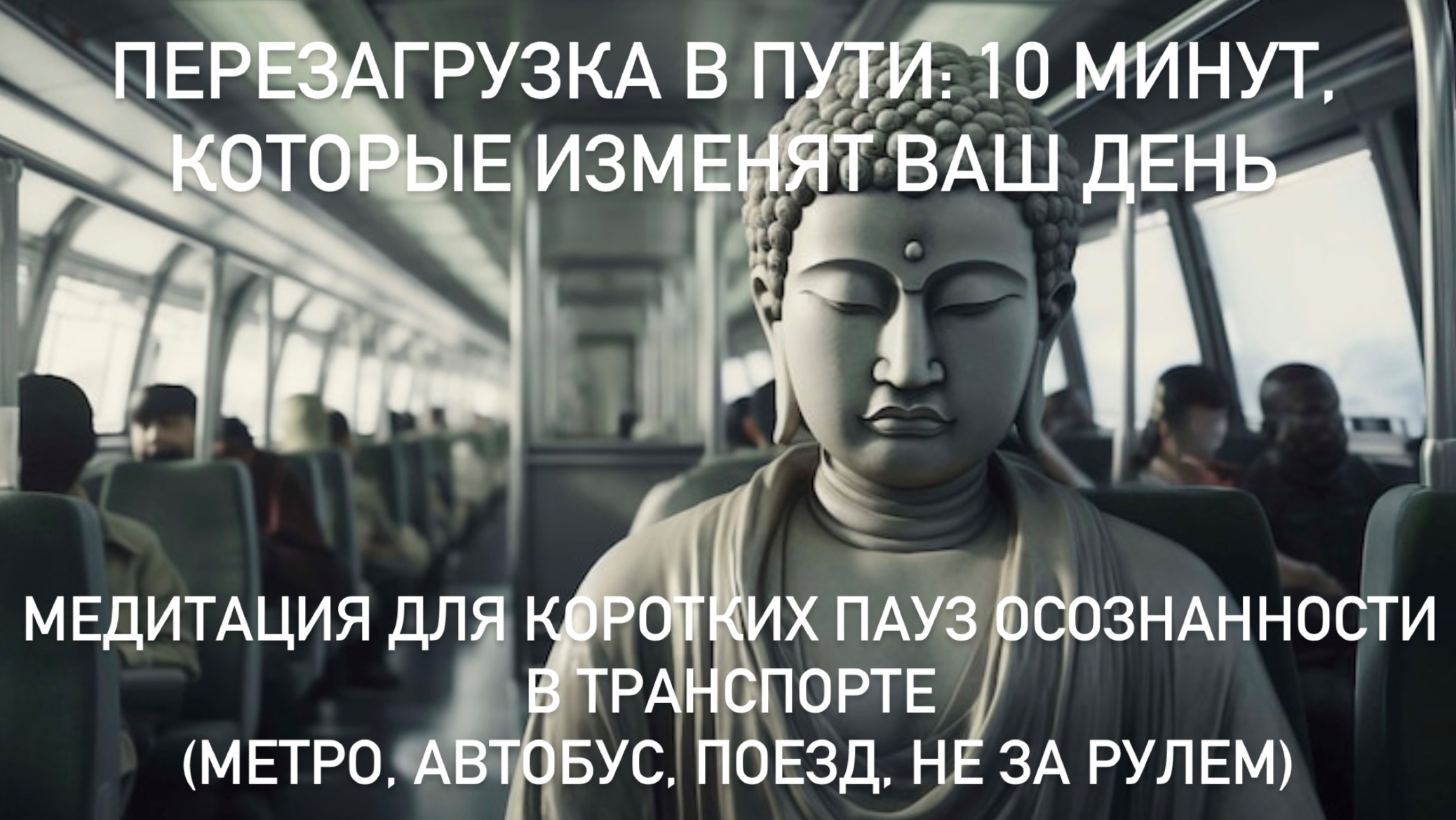 Медитация в транспорте Перезагрузка в пути: 10 минут, которые изменят ваш день.В метро, в автобусе