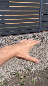 Никакого бетона в подпорных стенках! #фундамент #габион #забор #стройка #самостройщик