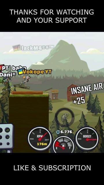 🎧 Is HOVERBIKE The Best Today? 🎧 (Glider) - Hill Climb Racing 2 #shorts #hcr2