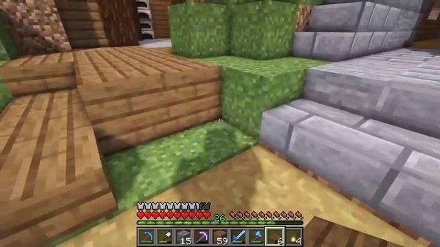 Minecraft 🪓 Новый мини-дом рядом с куриным туннелем — компактно и продуманно