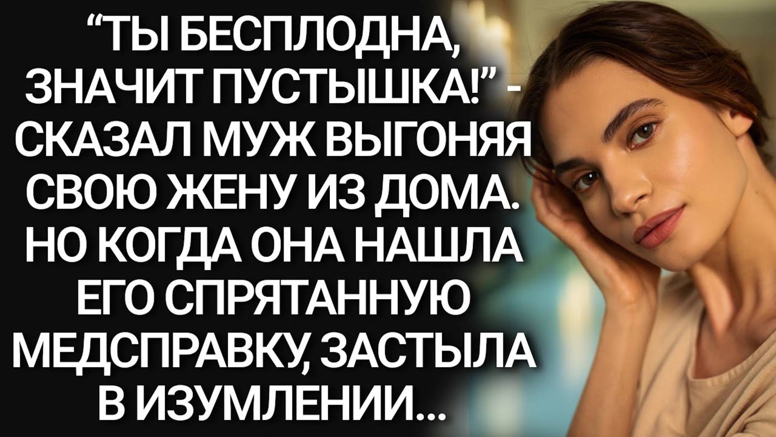 Истории из жизни. ТЫ БЕСПЛОДНА ЗНАЧИТ ПУСТЫШКА Аудио рассказы, Жизненные истории слушать